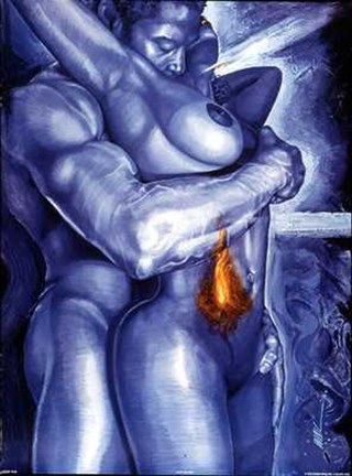 Framed Light My Fire Print