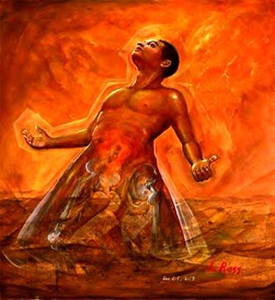 Framed on the Sixth Day Print