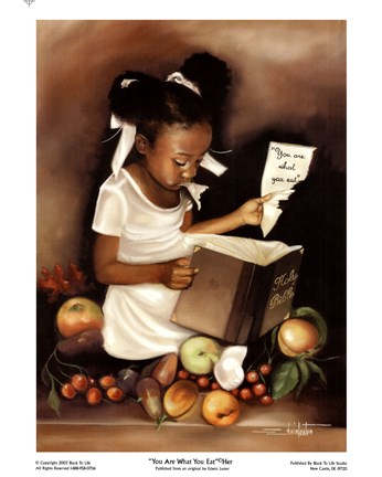 Framed You Are What You Eat (Hers) Print