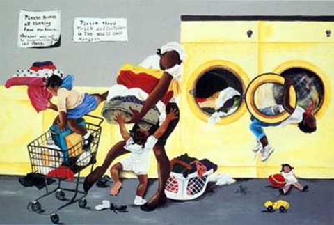 Framed Spin Cycle Print