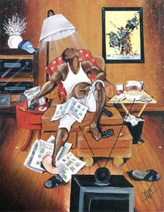 Framed in Control Print