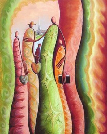 Framed Psalm 122:1 Print