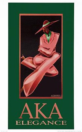 Framed Aka Elegance Print