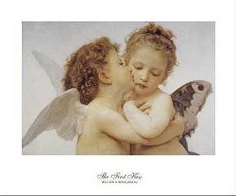Framed First Kiss Print