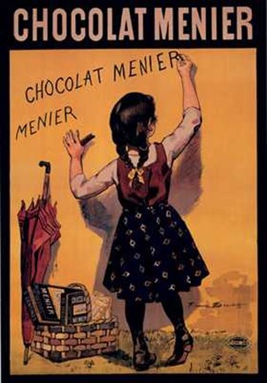 Framed Chocolat Menier Print