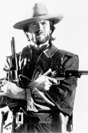 Framed Clint Eastwood Print