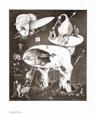Framed Hell Print