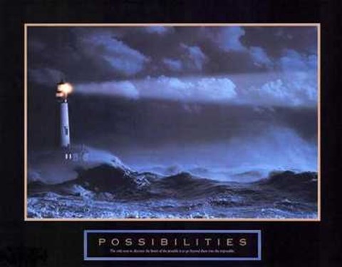 Framed Possibilities - Lighthouse Print