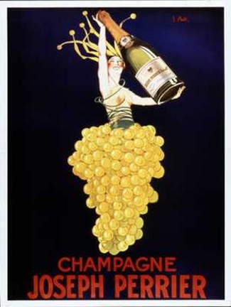 Framed Champagne Print