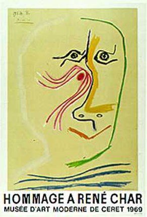Framed Hommage a Rene Char Print