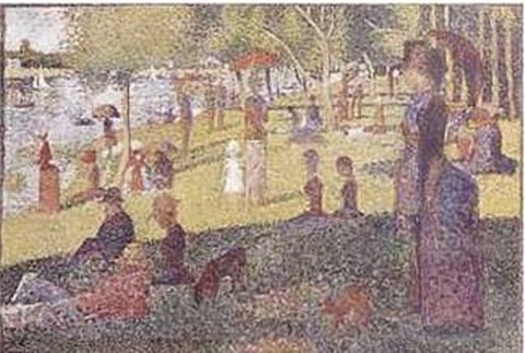 Framed Grande Jatte Print