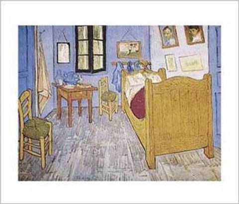 Framed Bedroom At Arles Print