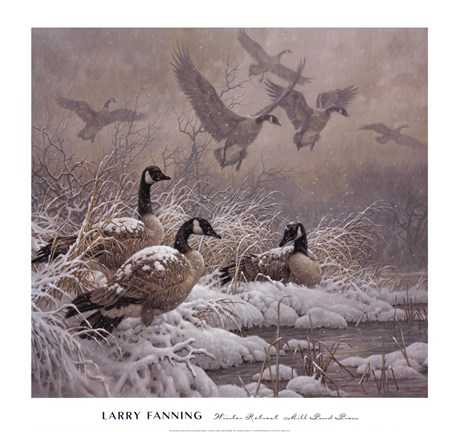 Framed Winter Retreat (detail) Print