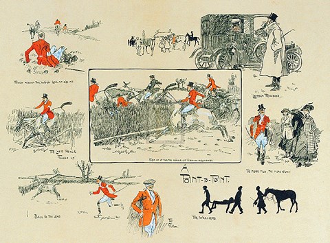 Framed Point-To-Point Print
