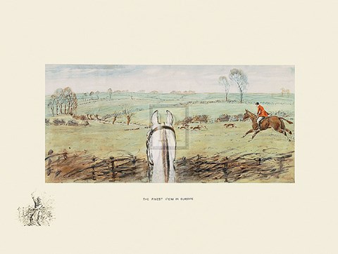 Framed Finest View In Europe Print