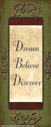 Framed Words To Live By, SagegoldDream, Belie Print