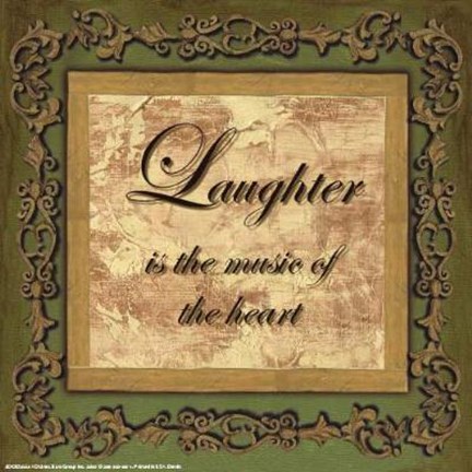 Framed Wtlb, SagegoldLaughter Print