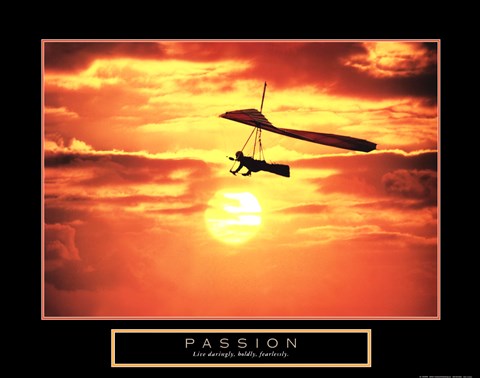 Framed Passion - Hang Glider Print