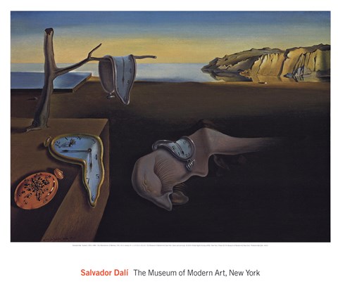Framed Persistence of Memory, c.1931 Print