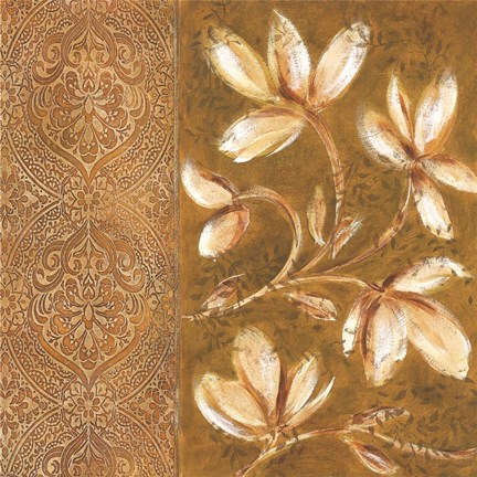 Framed Bukara Paisley I Print