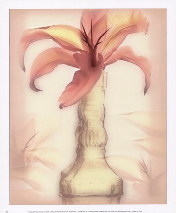 Framed Lovely Lily Print