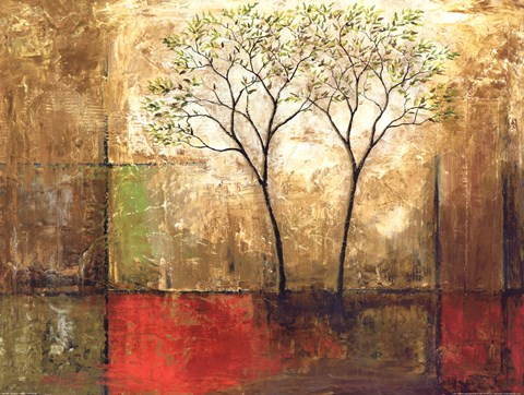 Framed Morning Luster I Print