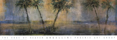 Framed Edge Of Heaven Print