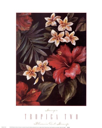 Framed Tropica One Print