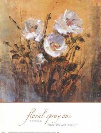 Framed Floral Spray One Print