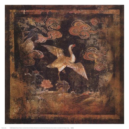 Framed Bird Of Paradise I Print