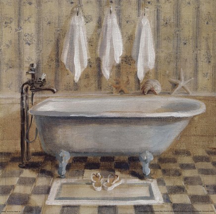 Framed Victorian Bath IV Print