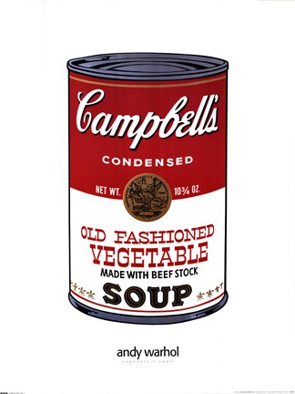 Framed Campbell's Soup Print