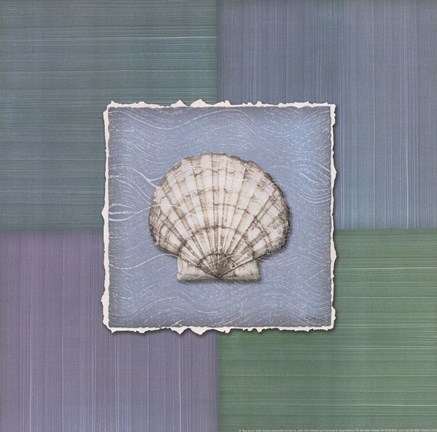 Framed Blue Sea III Print