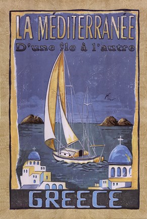 Framed Greece - Grande Print
