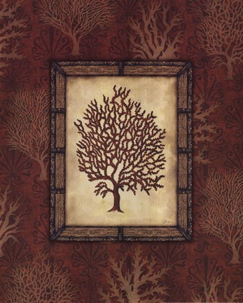 Framed Red Coral IV - Large Print