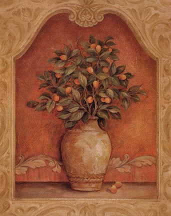 Framed Sienna Fruit II Print
