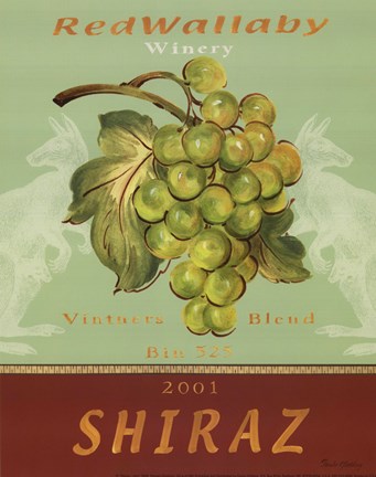 Framed Shiraz - Mini Print