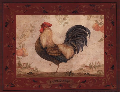 Framed Gallo Nero - Mini Print