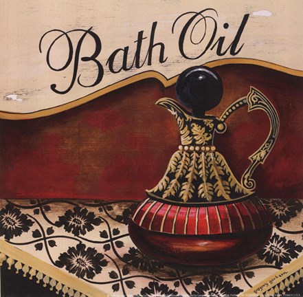 Framed Bath Oil - Mini Print