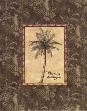 Framed Vintage Palm II - Mini Print