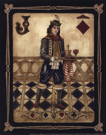 Framed Harlequin Jack - Mini Print