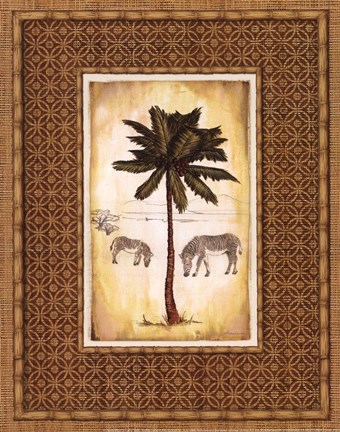 Framed South Palm III - Mini Print