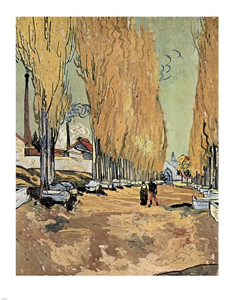 Framed Les Alyscamps Print