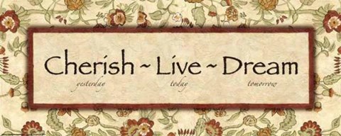 Framed Wtlb, Eduardian FloralCherish Live Drea Print