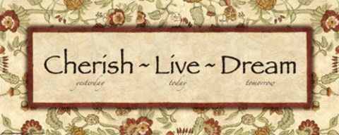 Framed Wtlb, Eduardian FloralCherish Live Drea Print