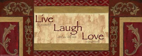 Framed Wtlb, Traditional RedCherish Live Dream Print