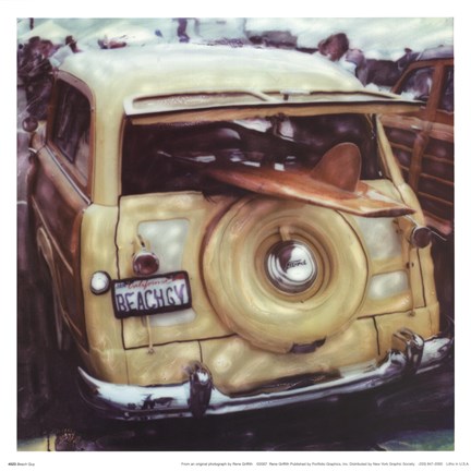 Framed Beach Guy Print