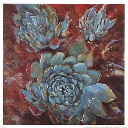 Framed Blue Agave I Print