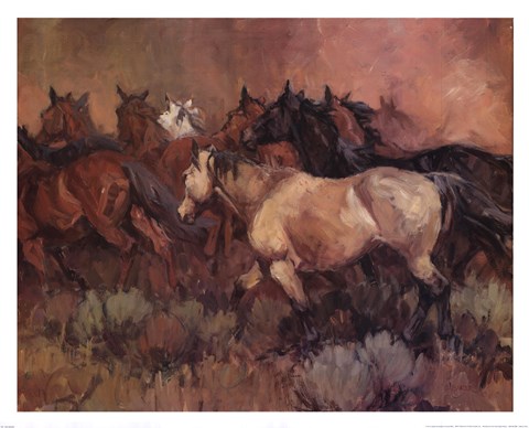 Framed Bart's Buckskin Print