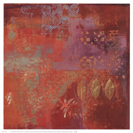 Framed Brilliant Fall III Print